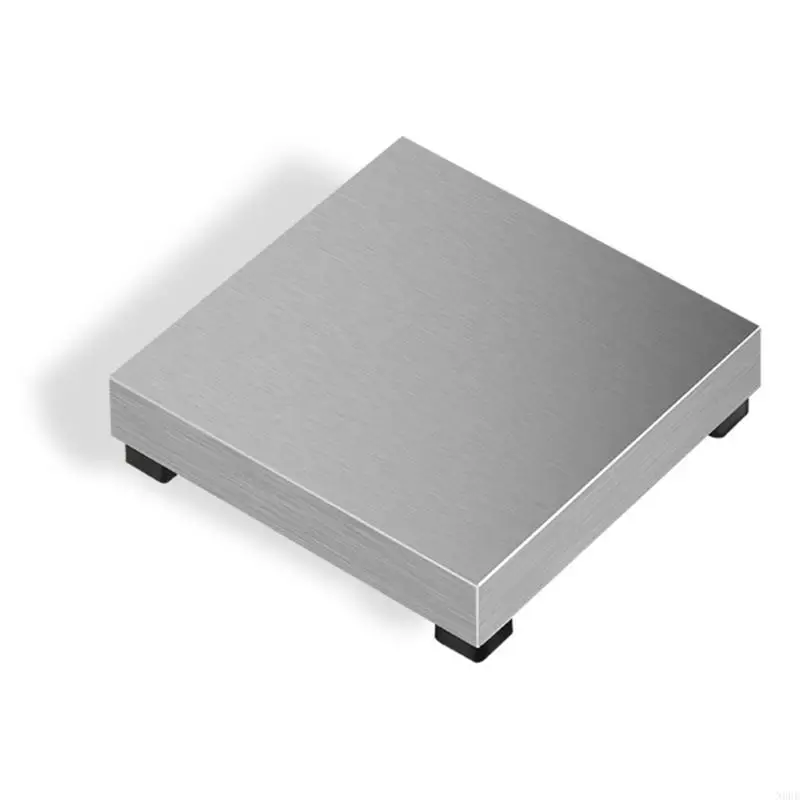 

N0HE Steel Benches Block with Rubber Feet Square Jewelry Anvils Metal Stamping Block