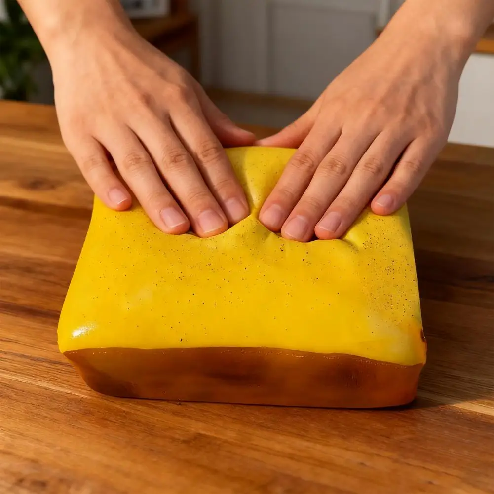 Zachte Tender Toast Langzaam Stijgende Kleverige Bes Aardbei Toast Maïs Brood Knijp Speelgoed Fidget Speelgoed Stress Release Hand Relax Gift