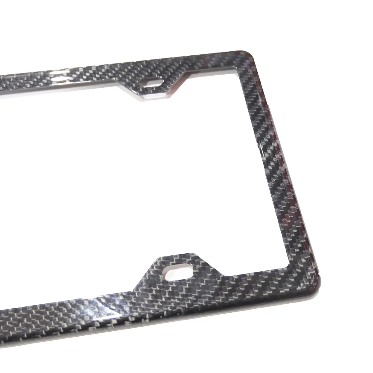 4 Holes American Carbon Fiber  License Plate Holder License Plate Frame US Registration Plate Hold