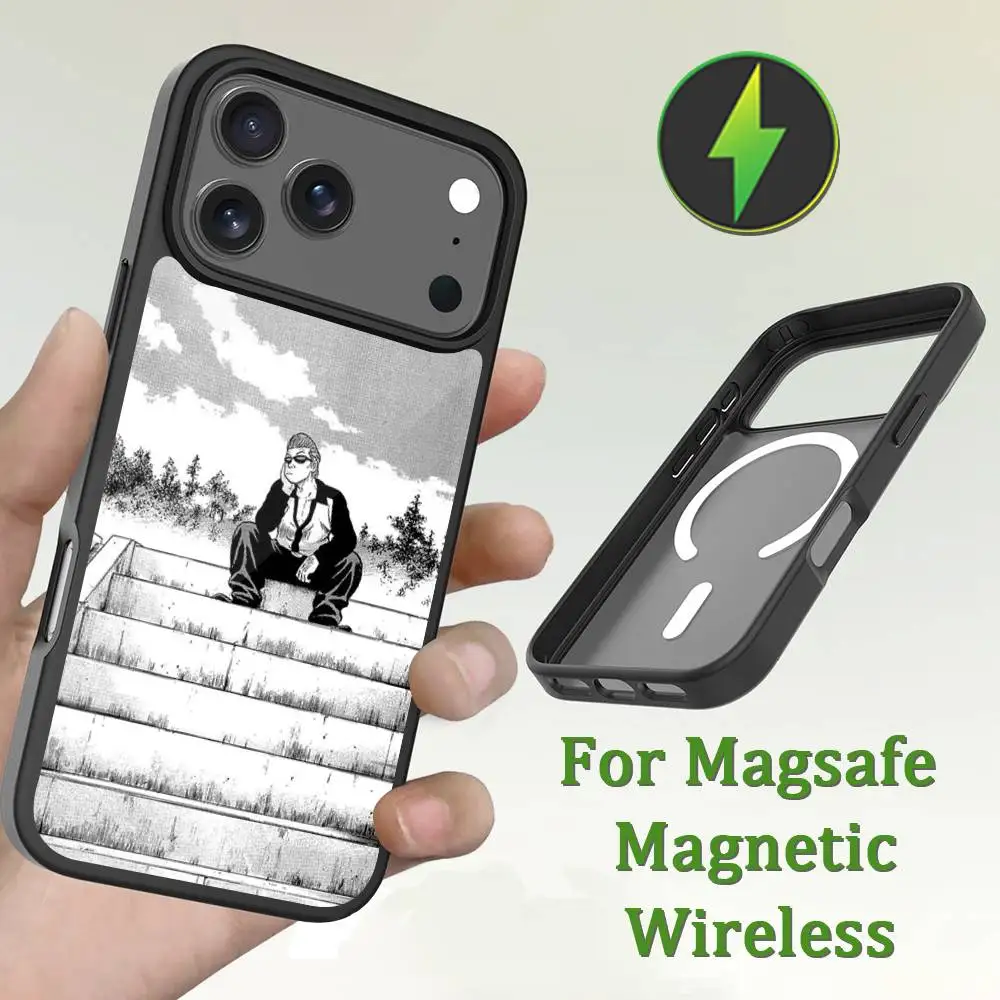 حافظة هاتف W-Worst C-Crows Z-Zero 1 لهاتف iPhone 13,12,11,16,15,17,14,Pro,Max,Plus,Mini,Magsafe,شحن لاسلكي مغناطيسي #3