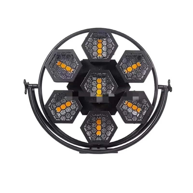 LED Seven Matrix Retro Bar Dance Par Lichter Ktv Atmosphäre Live Broadcast Hintergrund Bühnenlichter