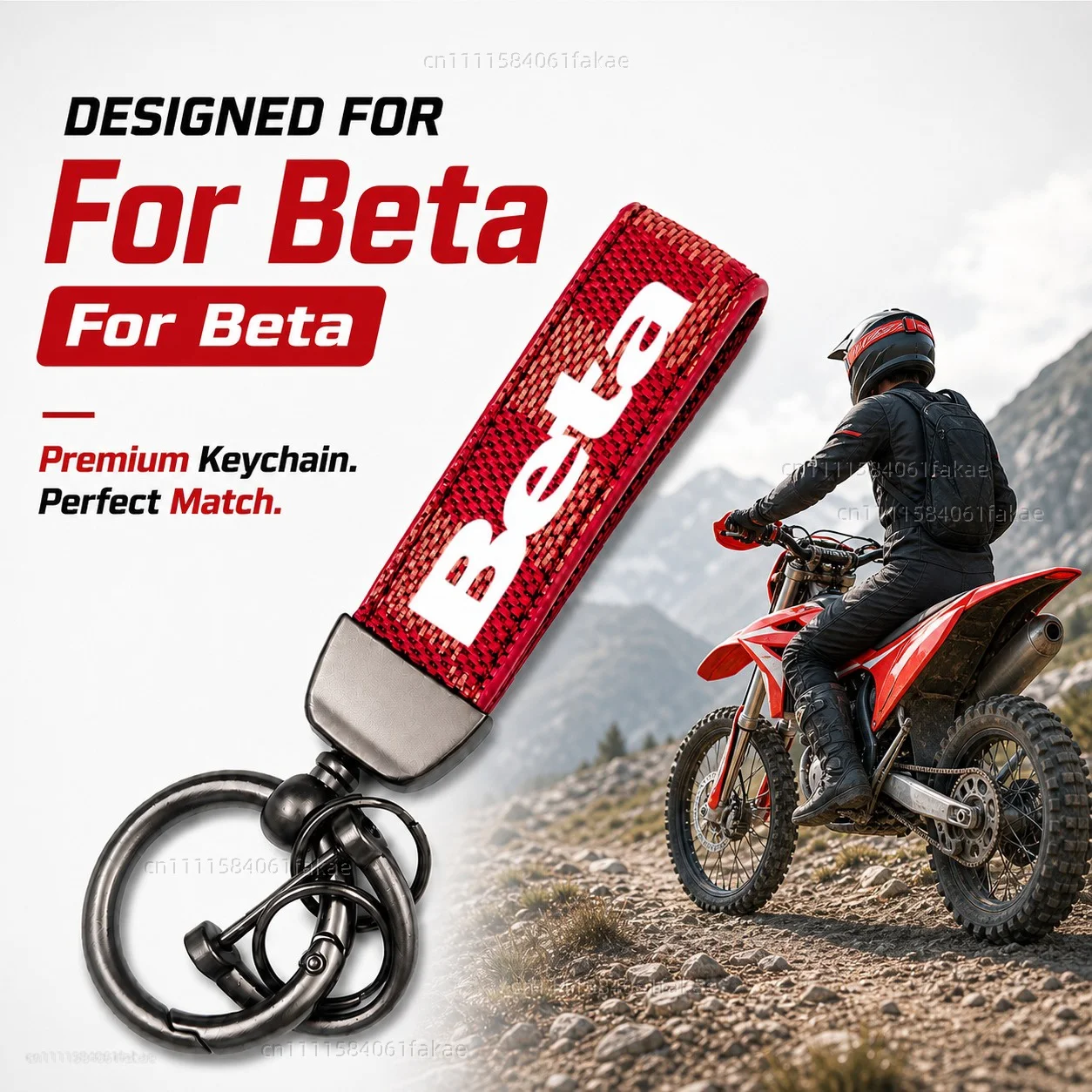 For Beta Evo 250 300 80 Junior Senior RR 125 200 350 390 430 450 480 2T SM 4T LC 50 Motorcycle Keychain Custom Logo