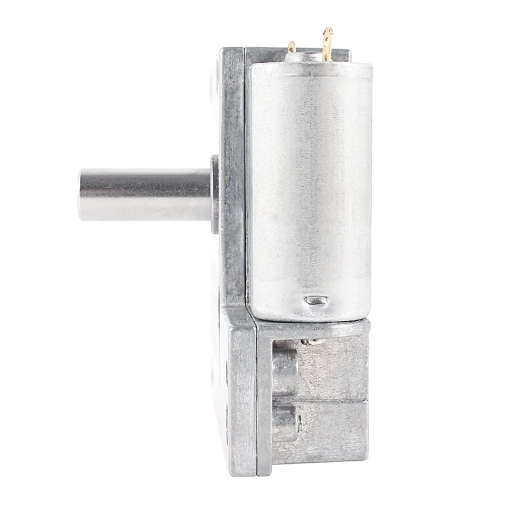 GF5560 180 DC 6V 12V Turbo Worm Gear Motor Square Gearbox Electric Micro Metal High Torque Gear Reduction Motor Reducer