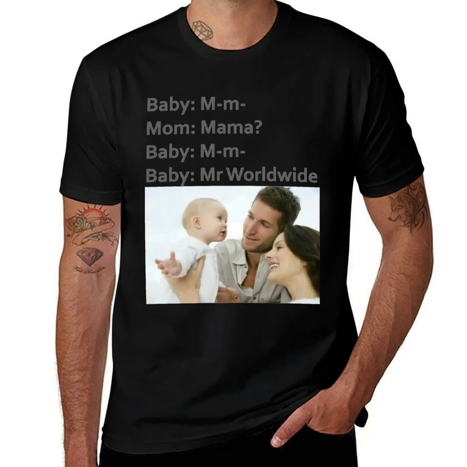 Mr Worldwide Pitbull Singer T-Shirt Lightweight Casual Summer T-Shirt