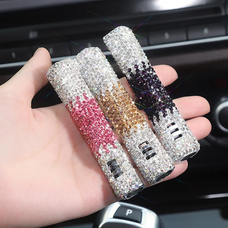 1 Pcs Dropshipping Car Perfume Car Air Freshener Diamond Auto Air Conditioner Vent Clip Type DIY Ornament Interior Accessories