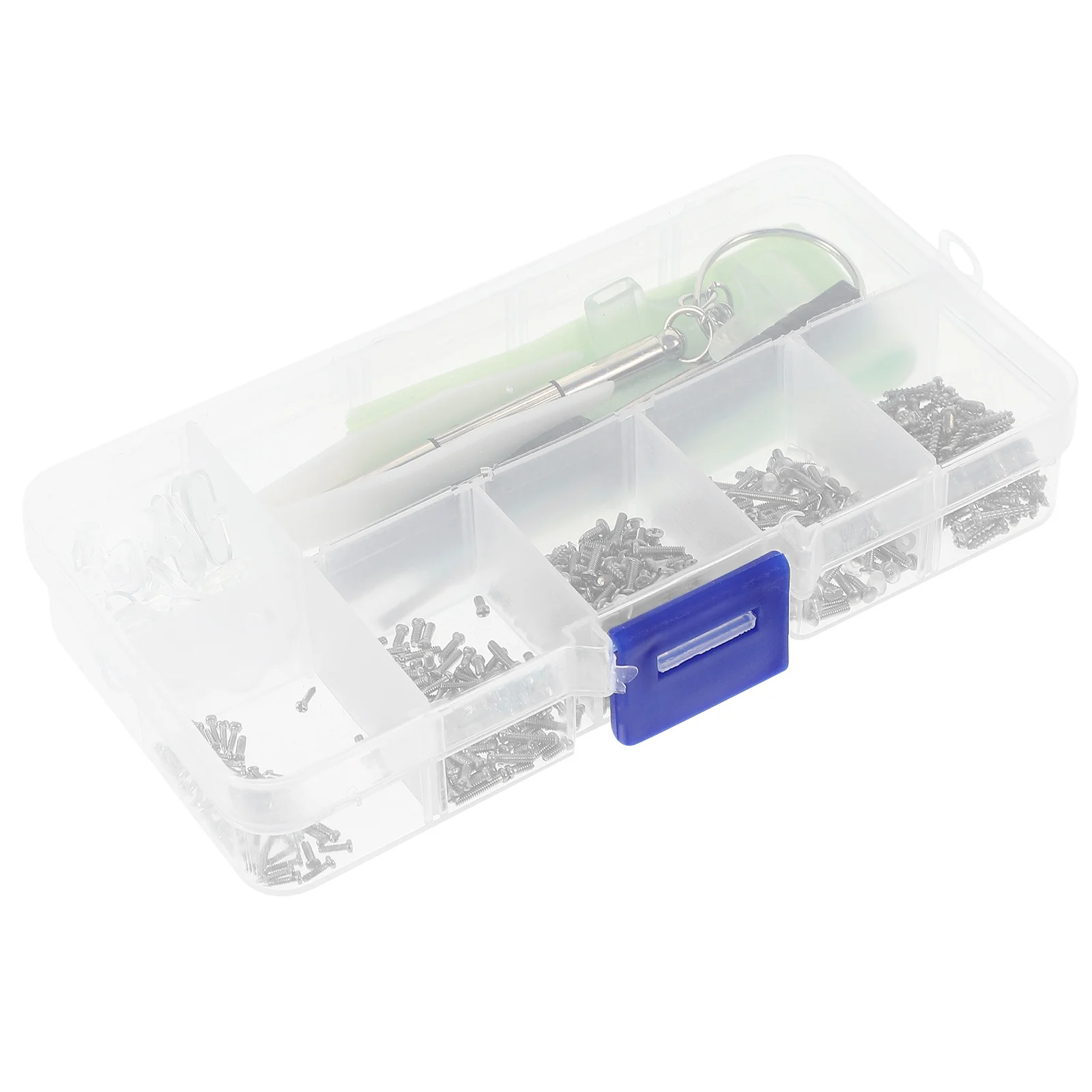 

1 set 1 Set Glasses Repair Kit Premium Screws Silicone Nose Pads Stainless Steel Tools For Eyeglass Fixing Anti-Slip Glass Parts