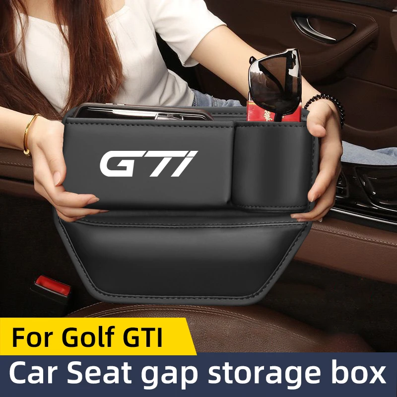 

Для VW Golf 5, 6, 7, 8 GTI Polo MK, ящик для хранения зазора сиденья, герметичный зажим для автомобильного сиденья, держатель для чашки