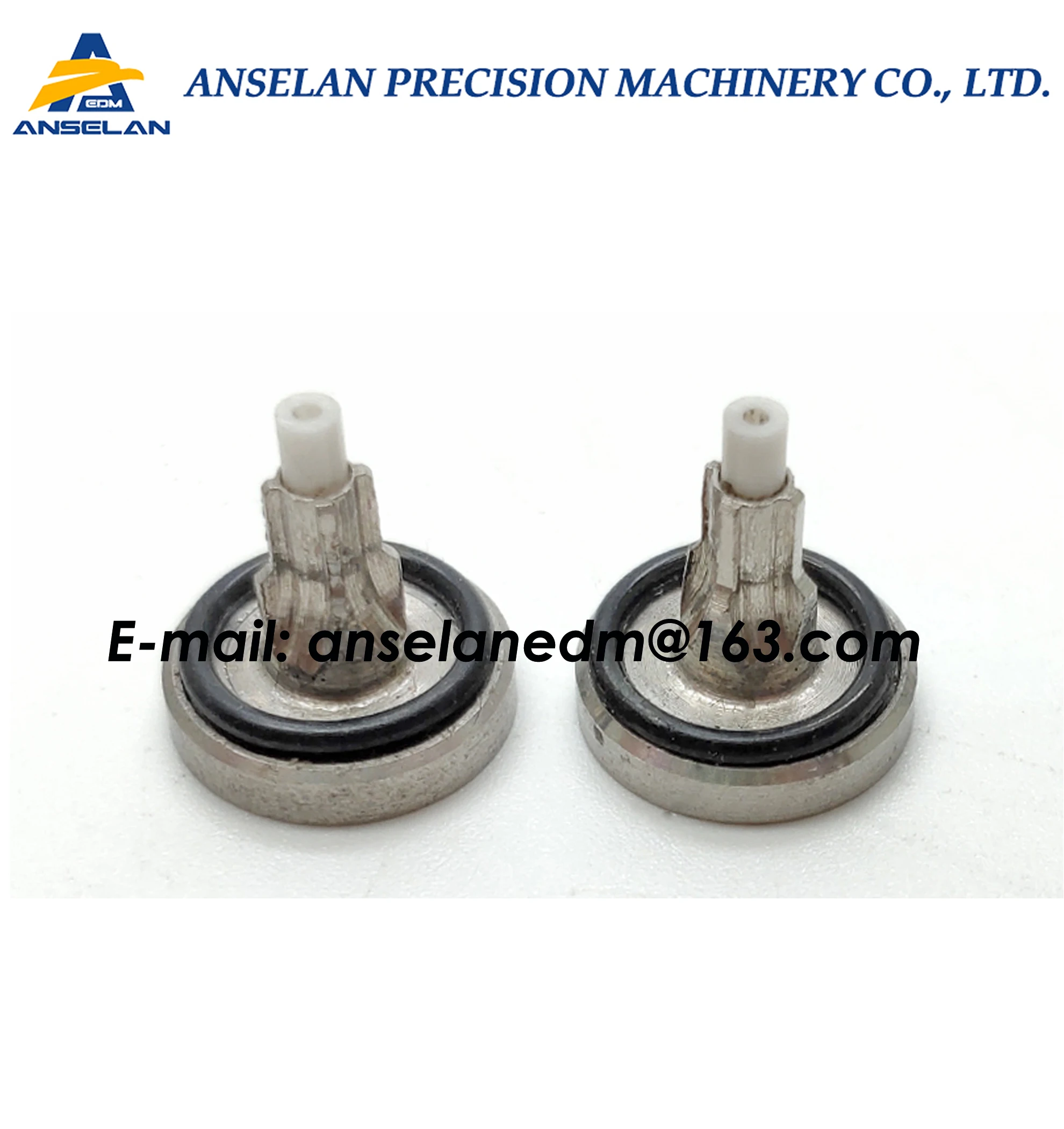 

419.524.4 edm Nozzle special with o-ring for Agiecut AC150,AC170,AC200,AC250,AC270 machines. Agie edm parts 419.524, A419524