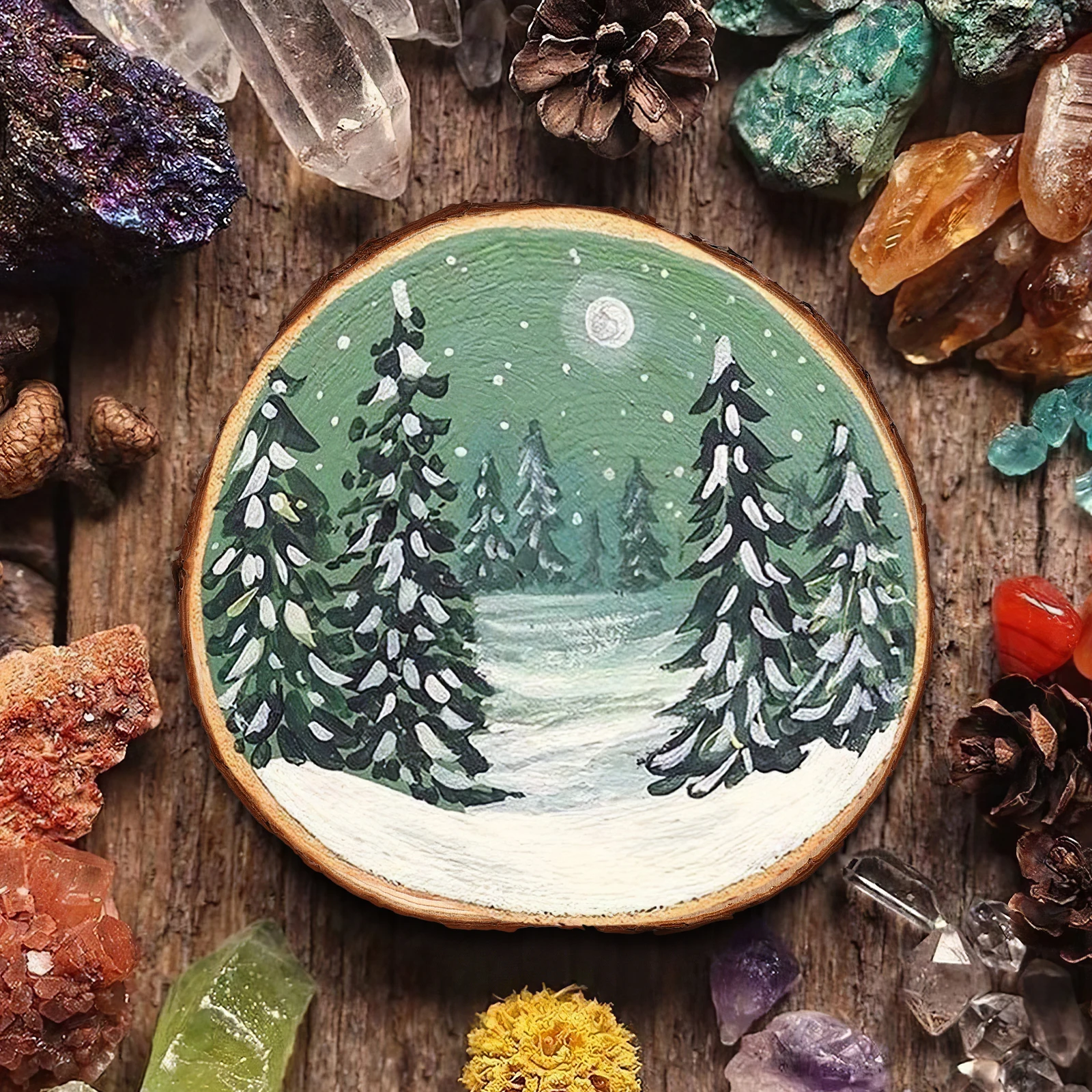 

2pcs Unpainted Wood Slices Round Wooden Discs Rustic Craft Supplies Diy Home Decor Wall Art Coasters Centerpieces Wood Rounds