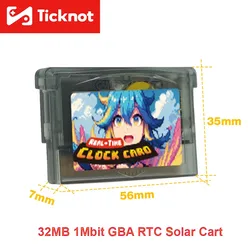 Rewritable 32MB 1Mbit Flash For GBP/GBM/GBA RTC Solar Cart Game Cartridge Burner For Game Boy/GBA/GBC Cart Reader