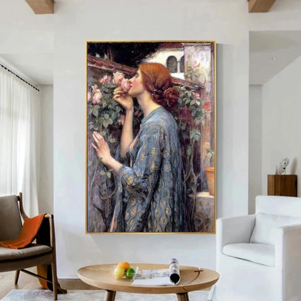 John William Waterhouse Diamond Painting Vintage Art 5D Diamond Embroidery Full Drill Rhinestones Mosaic Picture Home Decoration