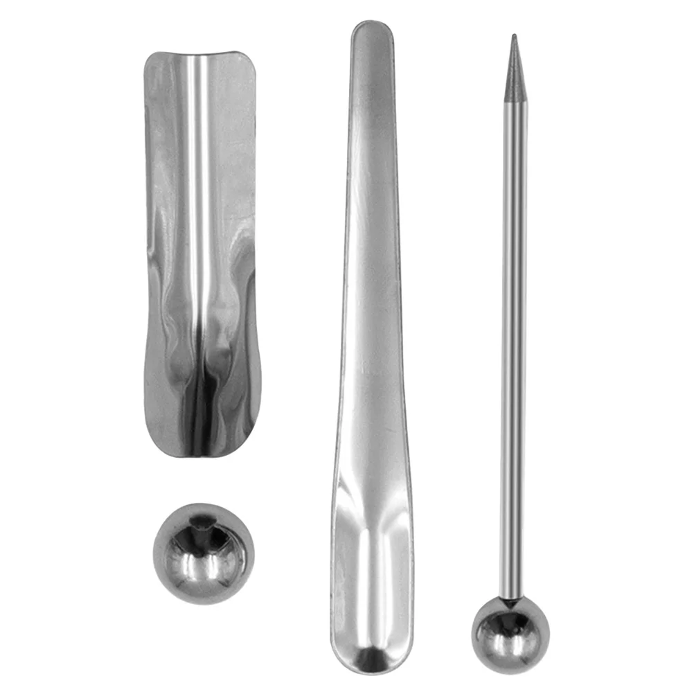 4 قطعة/المجموعة أداة الجص عدة سيراميك الطابق بلاط الضغط التماس الصلب الكرة ثقب مزدوج تصميم السلس المشتركة إنهاء خفيفة الوزن دائم #2