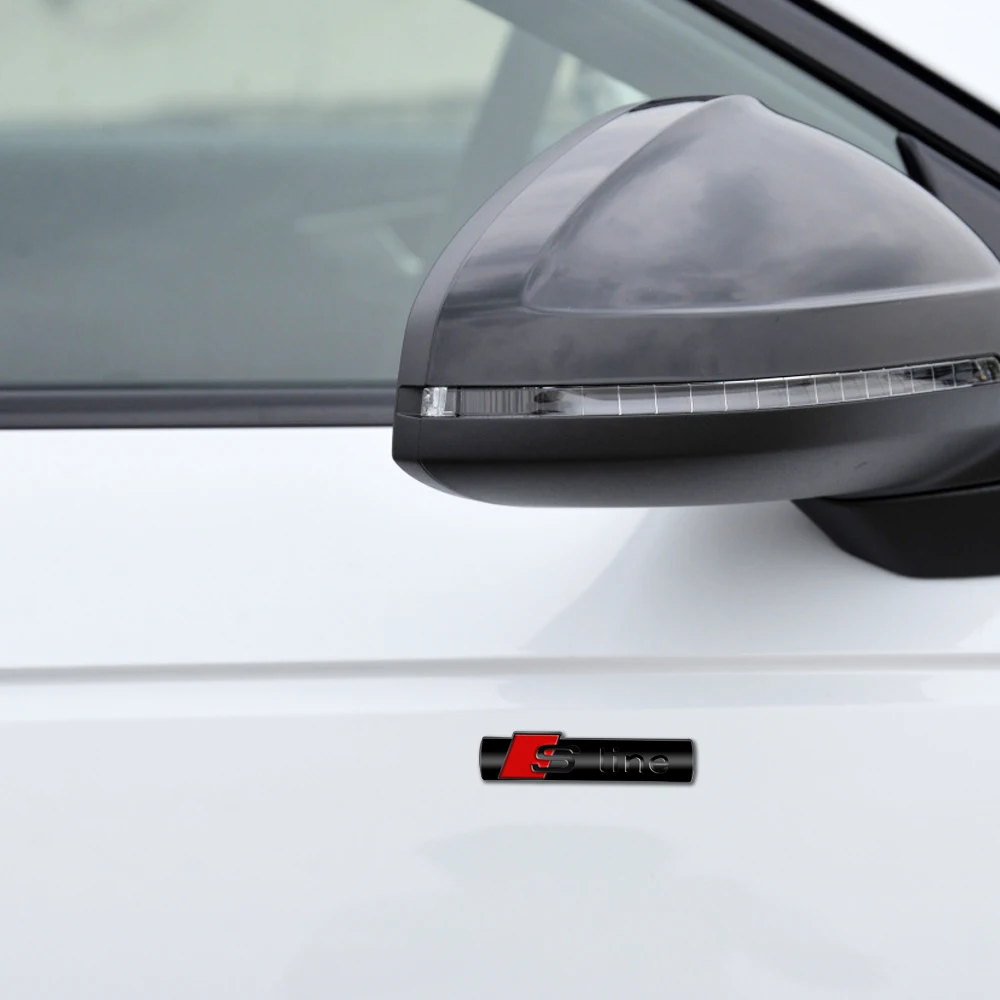 Auto-Frontemblem für Kühlergrill, S-Line-Emblem, Dekorationsaufkleber, Autozubehör für Audi S-Line S A4L A3 A5 A7 A4 B8 A3 Q3 Q5 Q7 A8L – Detail 9