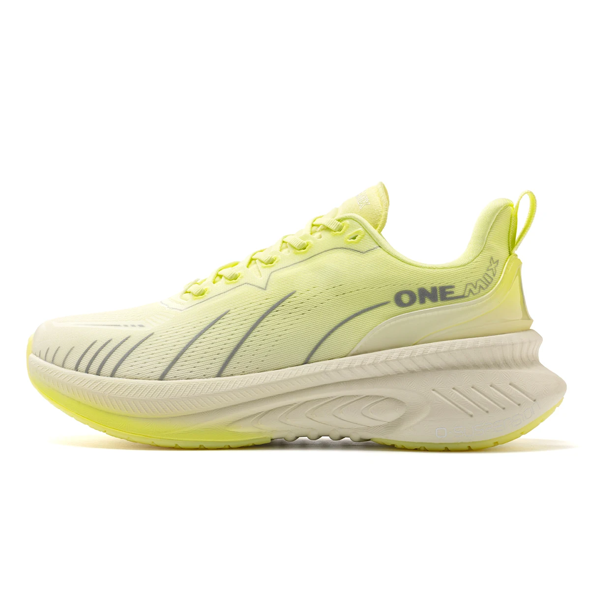 ONEMIX Bumper Elite Men Cushioning Running Shoes Heavy Duty Non-Slip Outdoor Athletic Sneakers Lace-Up Sport Shoes for Marathon