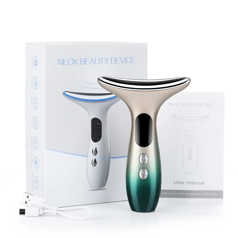 Face Neck Lifting Machine Beauty Device High Frequency Vibration Massager Reduce Double Chin Anti Aging Wrinkle Removal