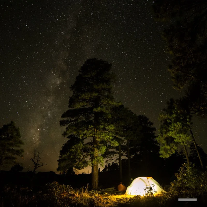 Outdoor Camping Light Type-C Emergency Light Multifunctional Tent Solar Rechargeable Strong Light White