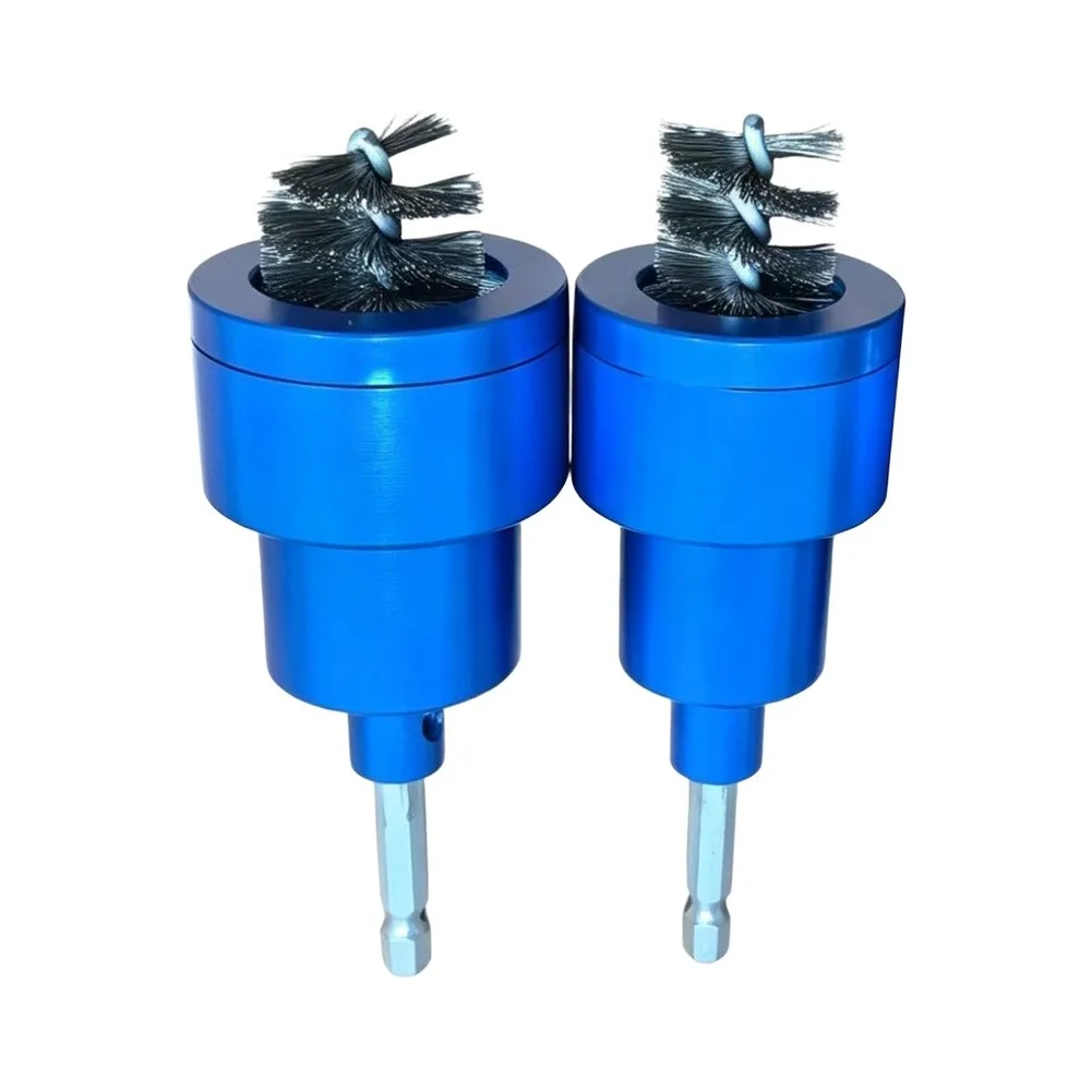 Copper for Cleaning Brush Kit 2pcs Designed for Electric Drill Use to Maintain Copper Pipe Joints and Electrical Contacts