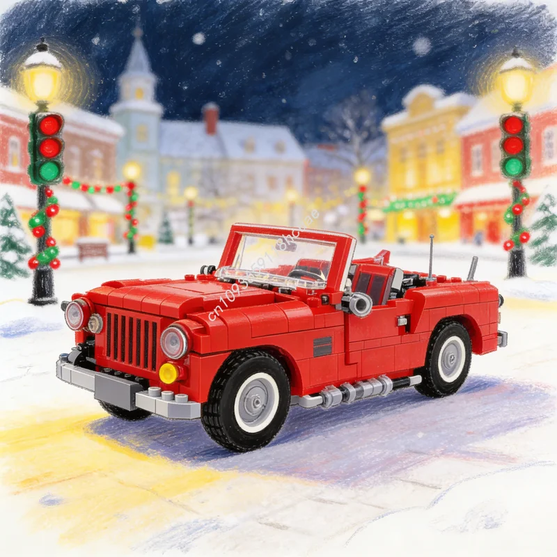 

1210pcs MOC 8 1 Alternative Set Creator Expert Model Building Blocks Architecture Christmas Gifts DIY Toys Creative Idea