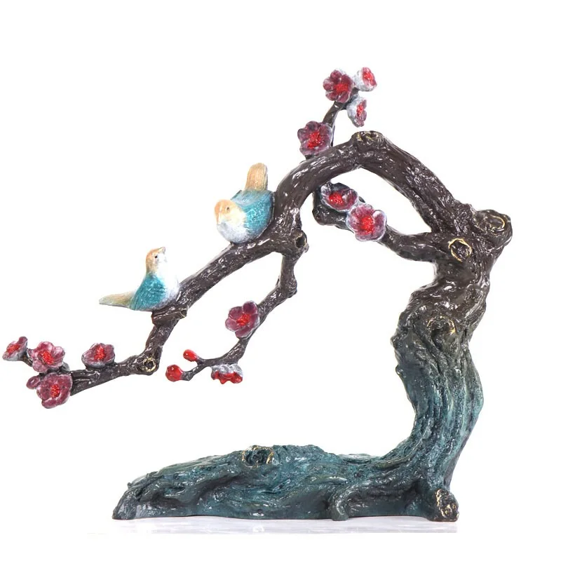 Copper Joy on the Forehead, Peace Safety, Burnished Decorative Piece for Home and Office, Bamboo