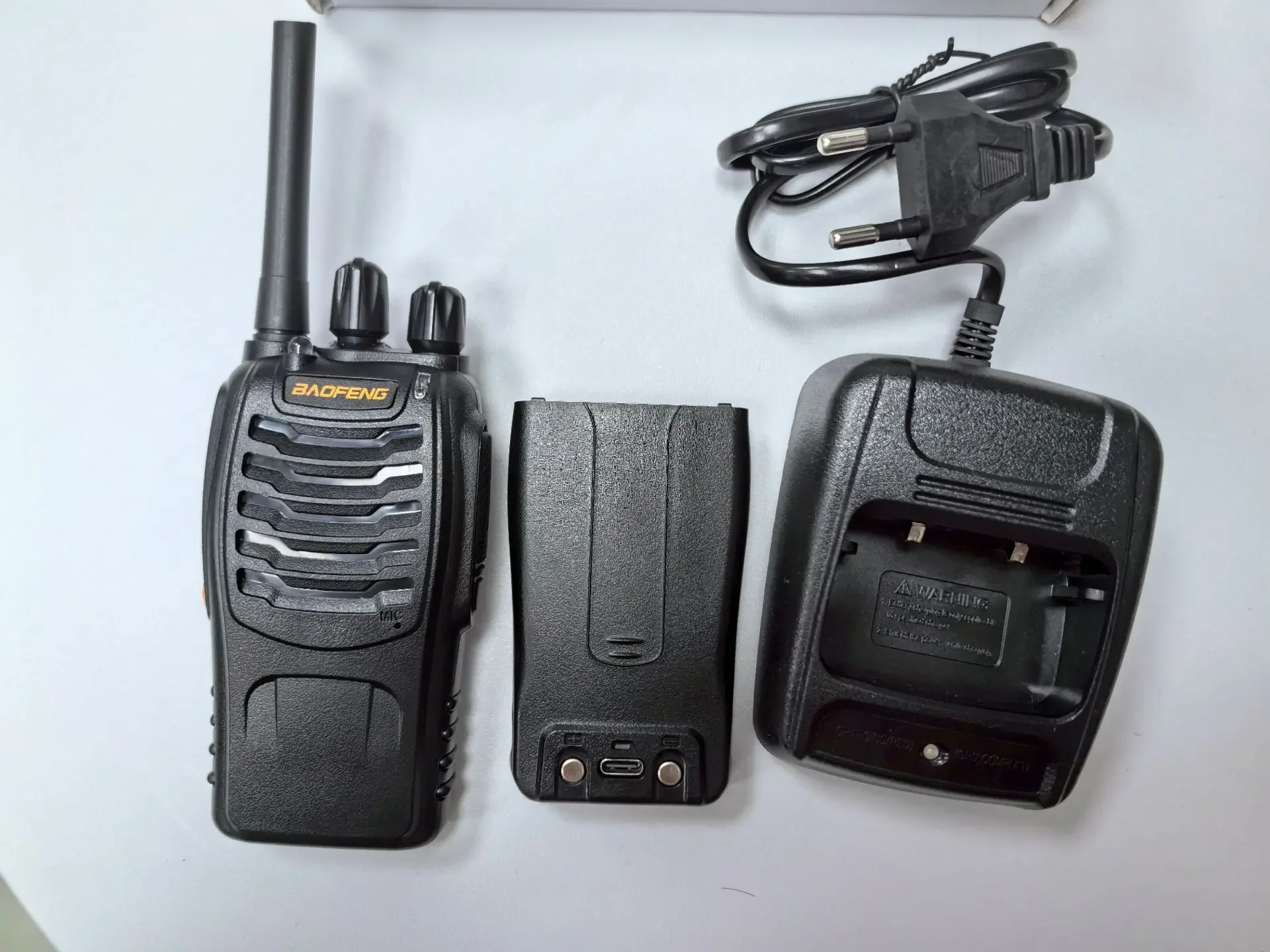 Practical bestseller BAOFENG  BF-888H Walkie Talkie Type-C USB Charging Long Range Outdoor Portable Radio