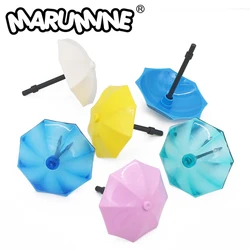 Marumine MOC Bricks Mini Utensil Umbrella Top Flaps 4094 6x6 with Top Stud Sunshade Fit 27150 Assembling Model Blocks DIY Toy