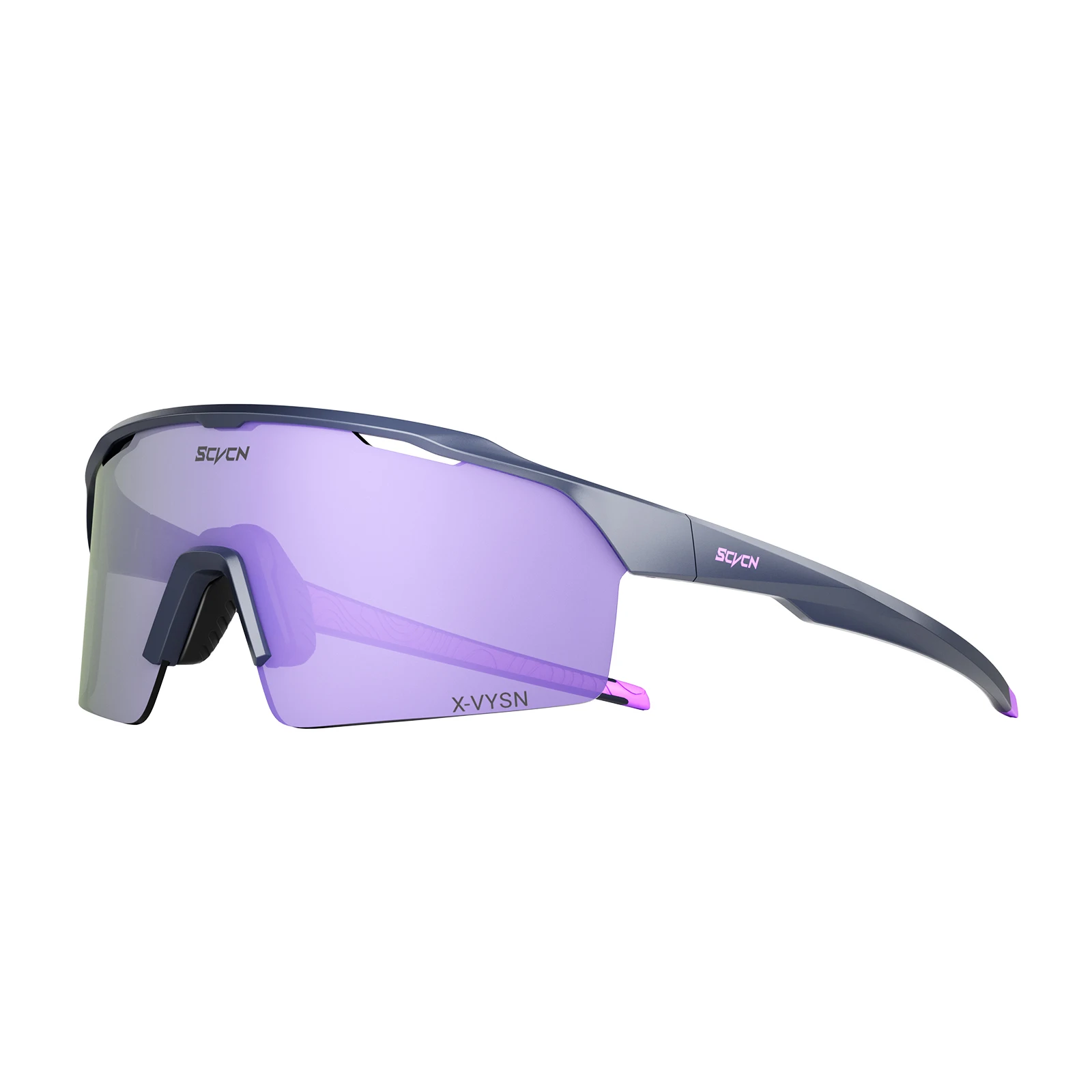 SCVCN Modezonnebrillen voor heren Fotochromatische fietsbrillen Blauwe fietsbril Mountainbikebril Sportbril UV400