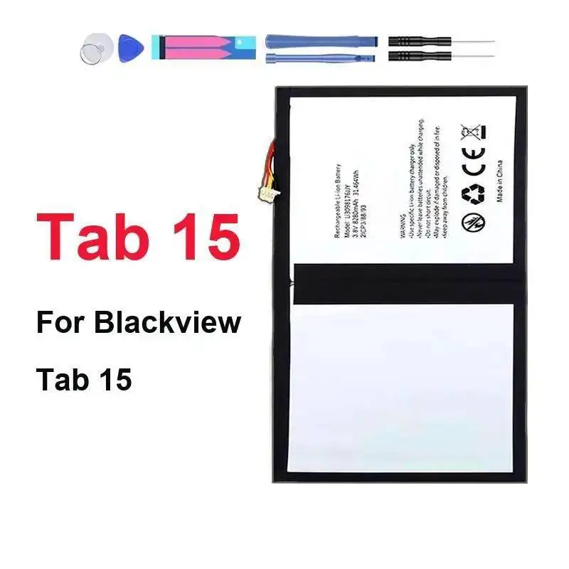 Long Lasting 12800Mah For Blackview Tab 15 Tablet Battery Safe And Reliable