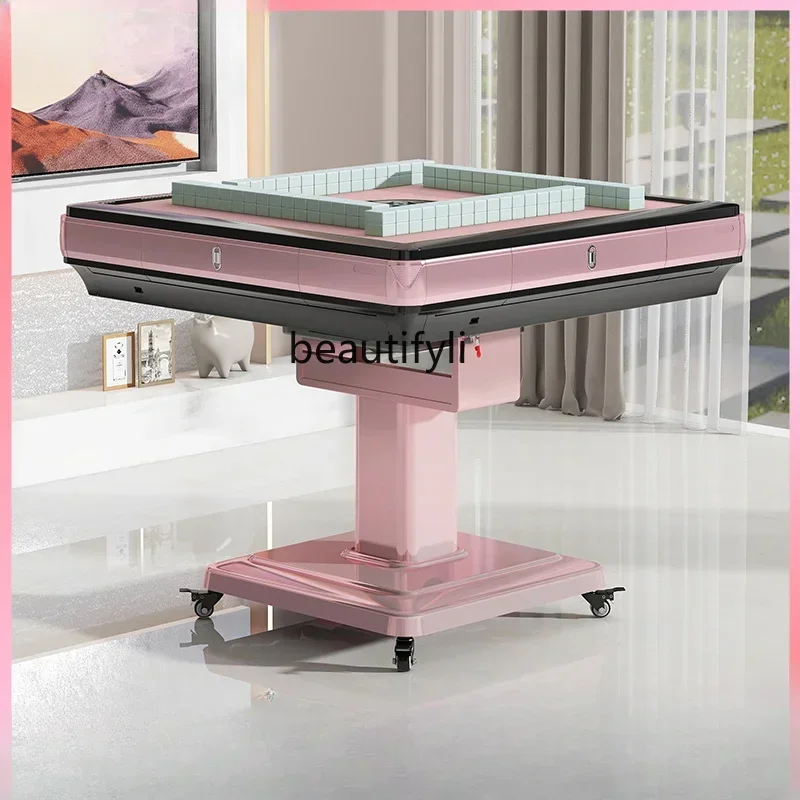 NQ Modern Mahjong Machine Mahjong Table Automatic Household Electric Heating Cyclone Roller Coaster Machine Hemp