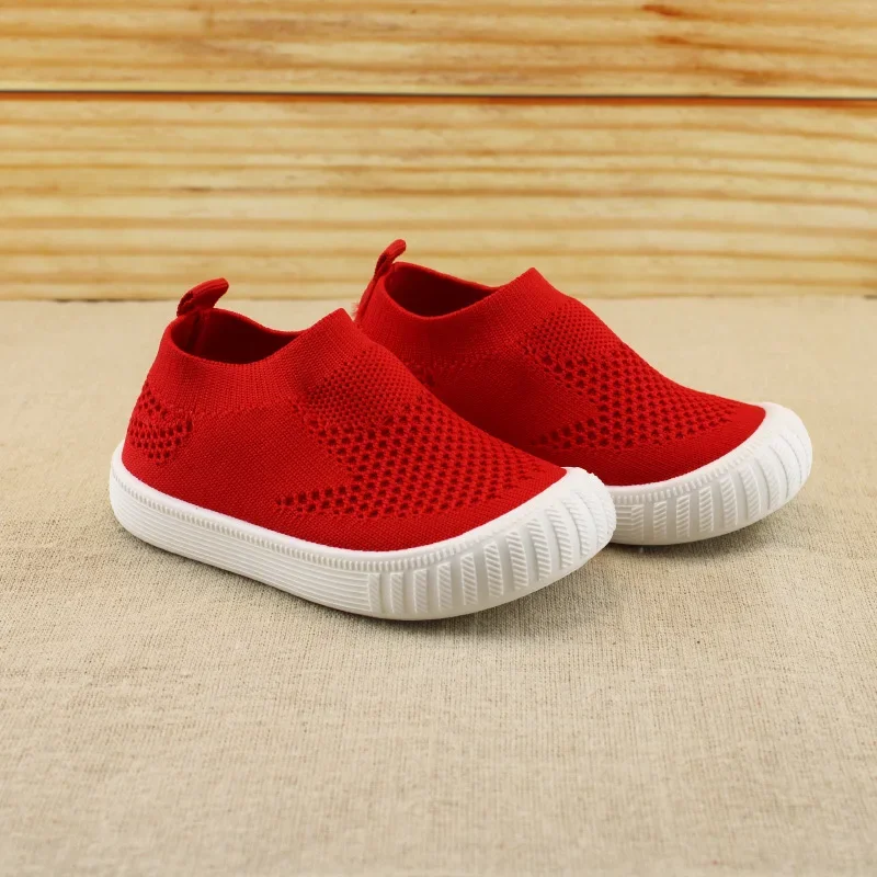 Girl Shoe Kid Casual Shoe Mesh Shoe Boy Sport Shoe Summer New Soft Sole Breathable Kid Shoe Solid Color Baby Shoezapatillas Niño