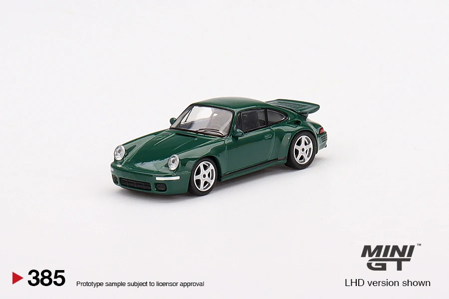 

TSM MINIGT #385 1:64 RUF CTR Anniversary Irish Green Diecast Model Car Kids Toys Gift