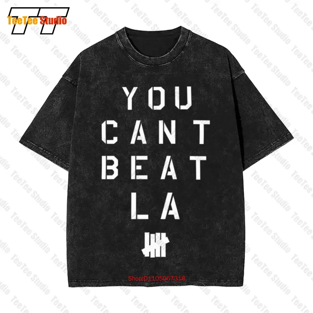 Undefeated Los Angeles Exclusive You Cant Beat La Vintage Oversized T-Shirt M18Q