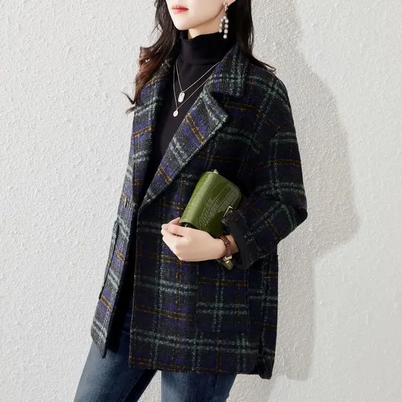 Middle Length Blazer Woman Korean Style Outerwears Loose Coats for Women Fall Elegant and Youth Fashion 2025 Jacket In Promotion