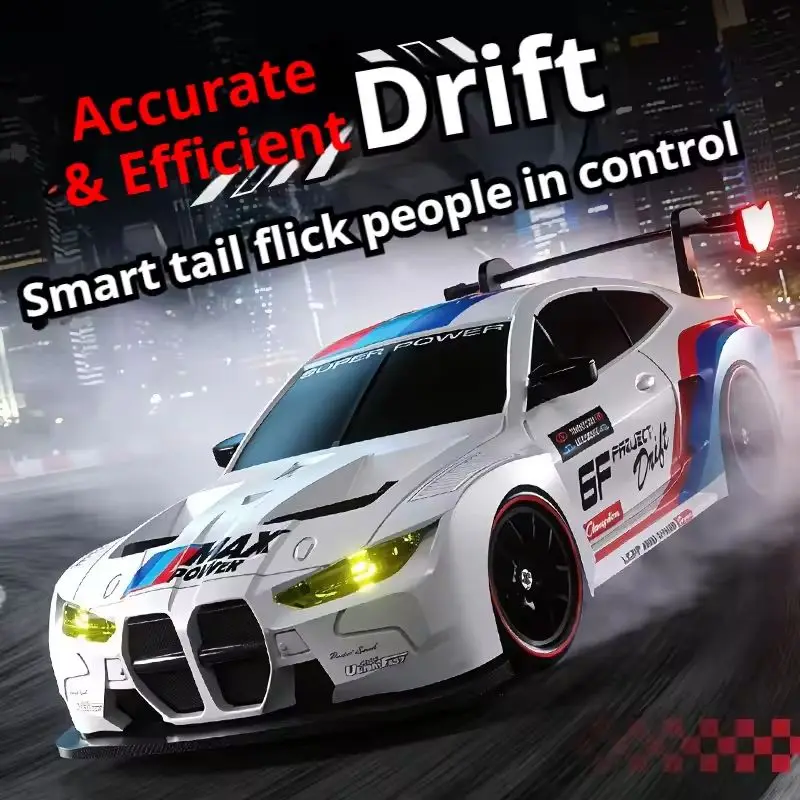 1/24 RC Drift Racing Car 4WD High Speed Remote Control Electric Model Toy Car Perfect Choice For Boys Children Holiday Gifts
