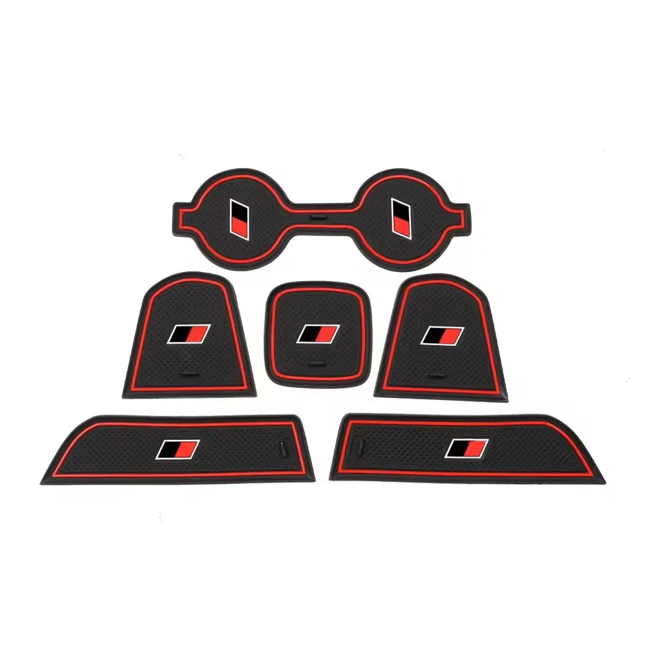 for Toyota GR86 Subaru BRZ 2021 - 2023 Anti-Slip Gate Slot Cup Mat Non-Slip Door Groove Pad Auto Interior Accessories