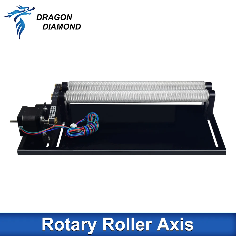 Rotary Rollers K40 Laser Engraving Y-axis Rotating Engraver Module For Cylindrical Cans Cylinders Rotary Table DIY Laser Machine