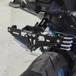 250NK For CFMOTO NK250 250 NK 400NK 2018-2022 2023 2024 License Plate Holder Number Plate Frame LED Light Bracket  turn signal