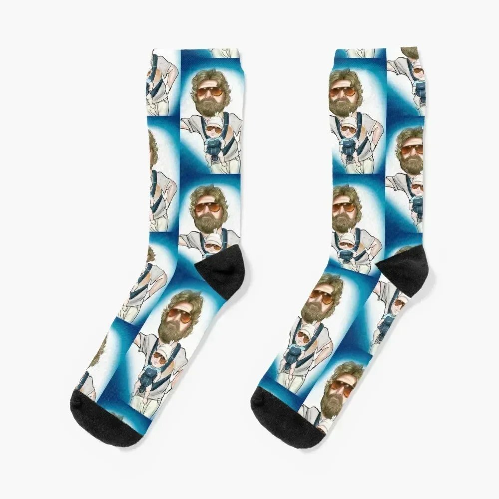Alan From Hangover Socks moving stockings luxe winter New year's Mens Socks Women's