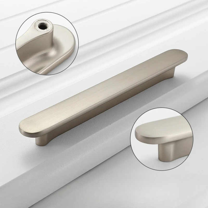 

Ручка для кухонного шкафа в скандинавском стиле, цинковый сплав, серебристый, черный, золотой, дуговой ящик, фурнитура для шкафа, дверная ручка для шкафа