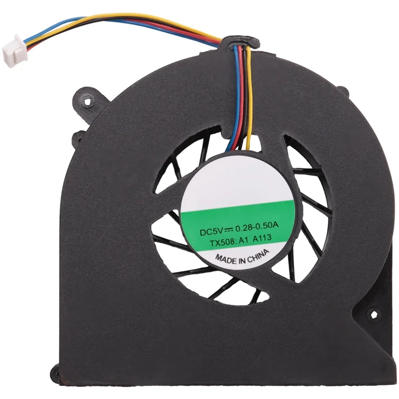 New CPU Cooling Fan Fit 4Pin For HP Probook 4530S 4535S 4730S 6460B 6465B 8460P 646285-001 646284-00 Laptop DC 5V