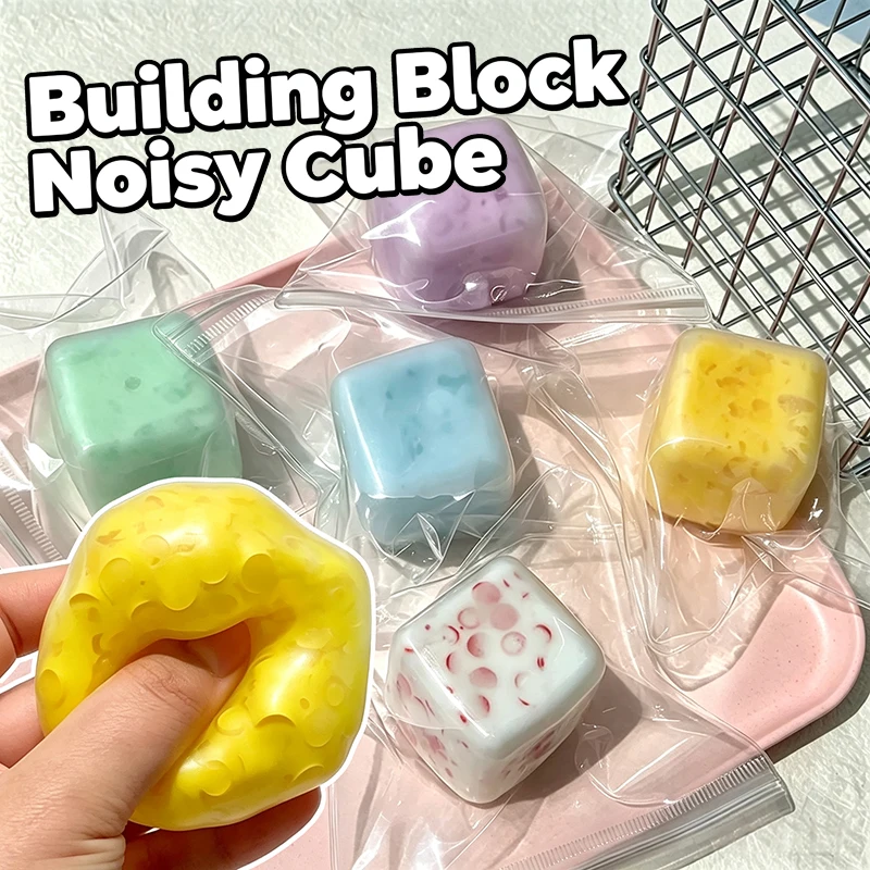 Butter Block Sinking Decompression Handmade Cube Ball Toy Fresh Shapeable Pinch Creative Squeeze ASMR Sensory Adults Relax Toy
