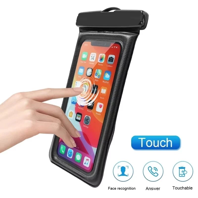 1PC High Quality Universal Waterproof Smartphone Bag Phone Case Floating Waterproof Phone Pouch Bag for Diving Swimming image 6