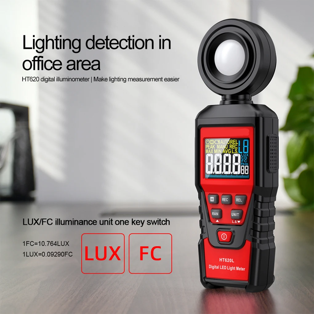 Light Meter Lightweight Digital Illuminometer Test Meters Detection