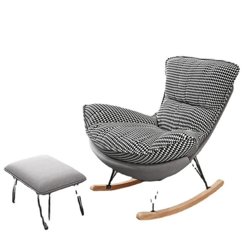 

Balcony rocking chair, home leisure sofa, outdoor bedroom room single seat
