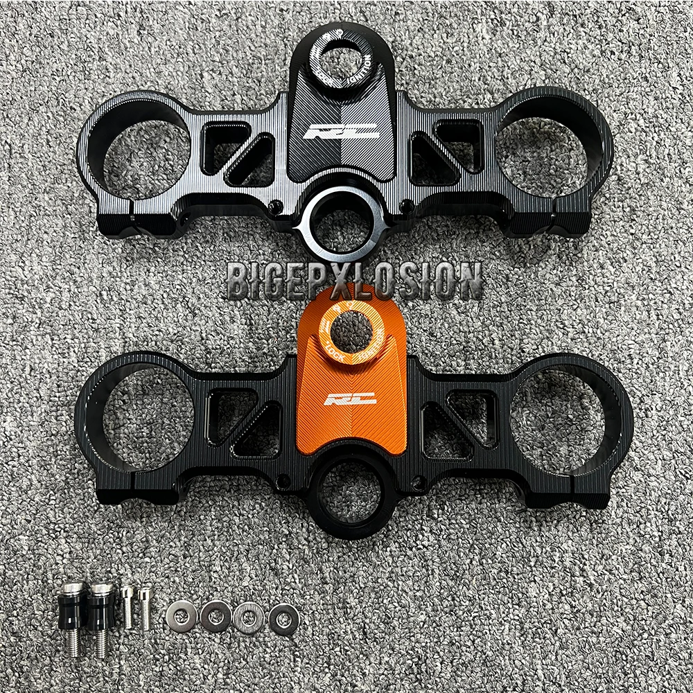 NEW RC 390 Motorcycle CNC Lowering Triple Tree Front End Upper Top Clamp For RC200 RC390 2014-2021