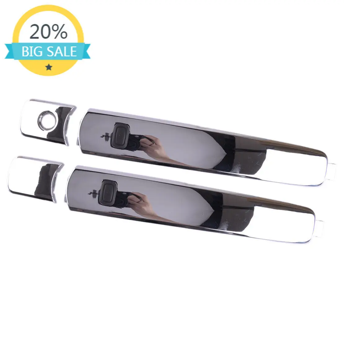 

2 Pack External Front Door Handle Fits for Nissan X-Trail SUV T31 2006-14^-