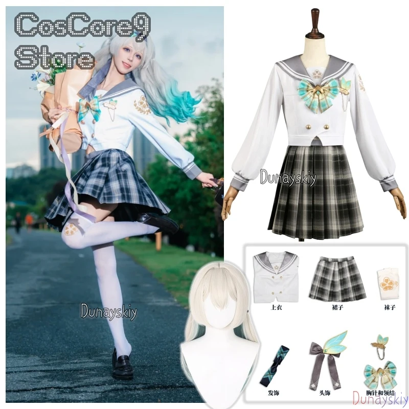 

Аниме Firefly JK униформа косплей игра Honkai: Star Rail костюм парик Хэллоуин ролевая вечеринка костюм Disfraz De Mujer