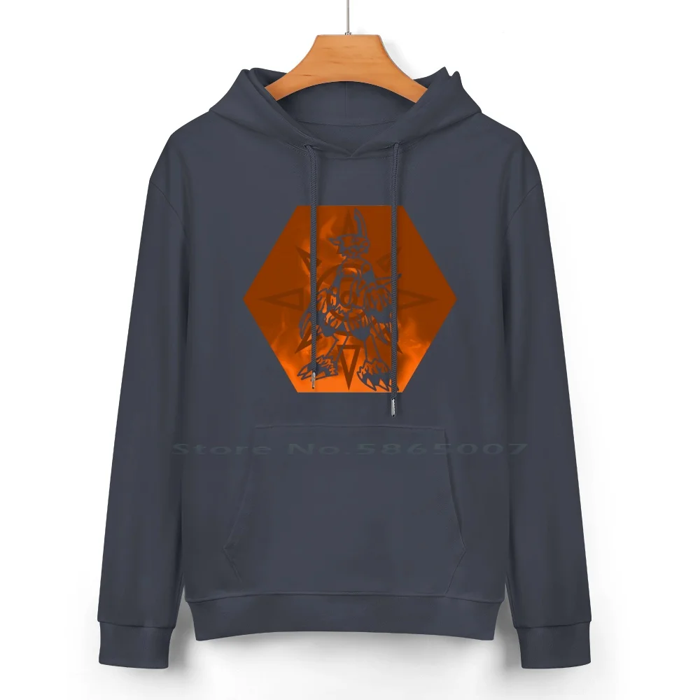 Flamedramon The Fire Of Courage Pure Cotton Hoodie Sweater 24 Colors Digimon Tai Davis Agumon Veemon V Mon Flamedramon Crest