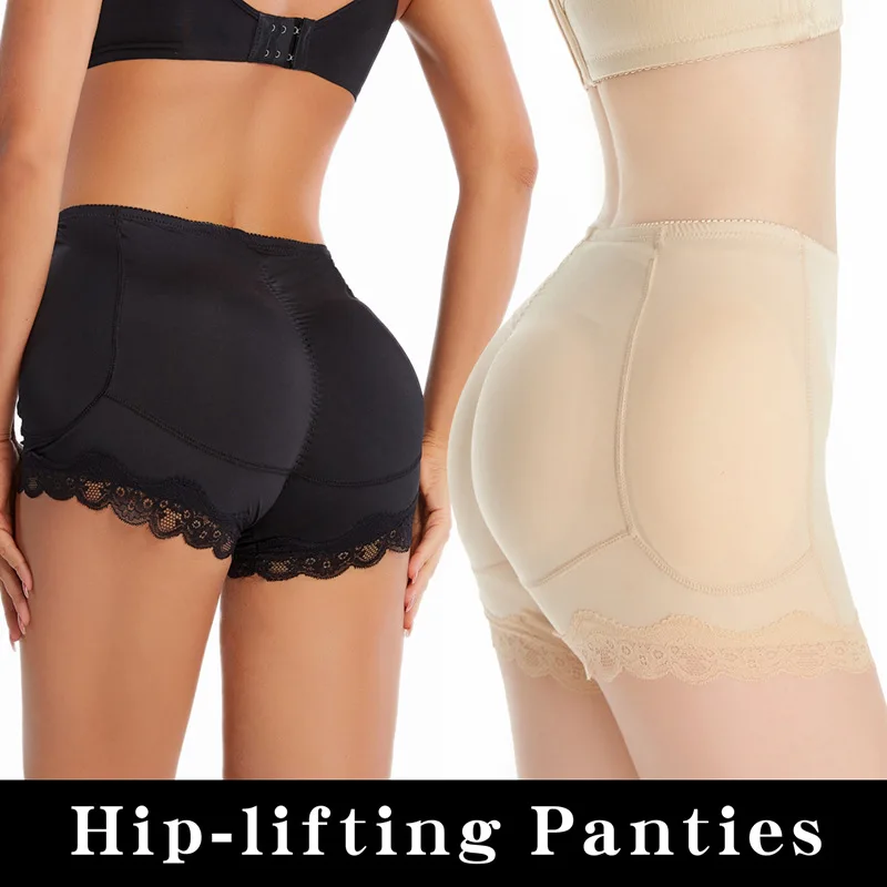 Women Butt Lifter Panty Hip-lifting Pants Lady Buttocks Body Shaper Padded Underwear Lift Bum High Waist Tummy Control Hip Panty