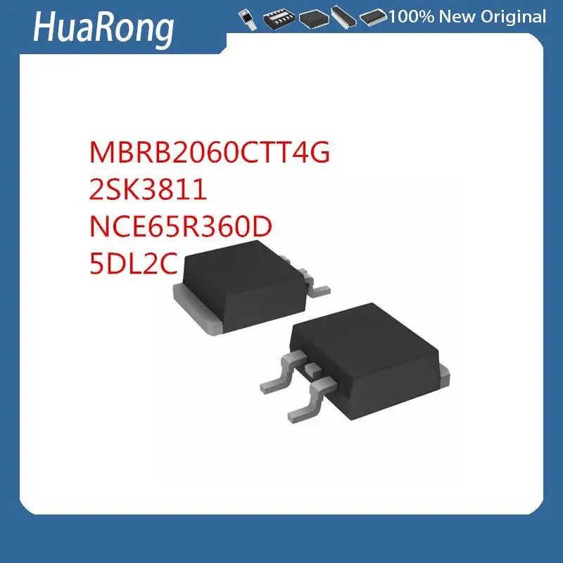 5PCS/LOT      MBRB2060CTG     B2060G     MBRB2060CTT4G    K3811     2SK3811      NCE65R360D     650V 11A     5DL2C      TO-263-2