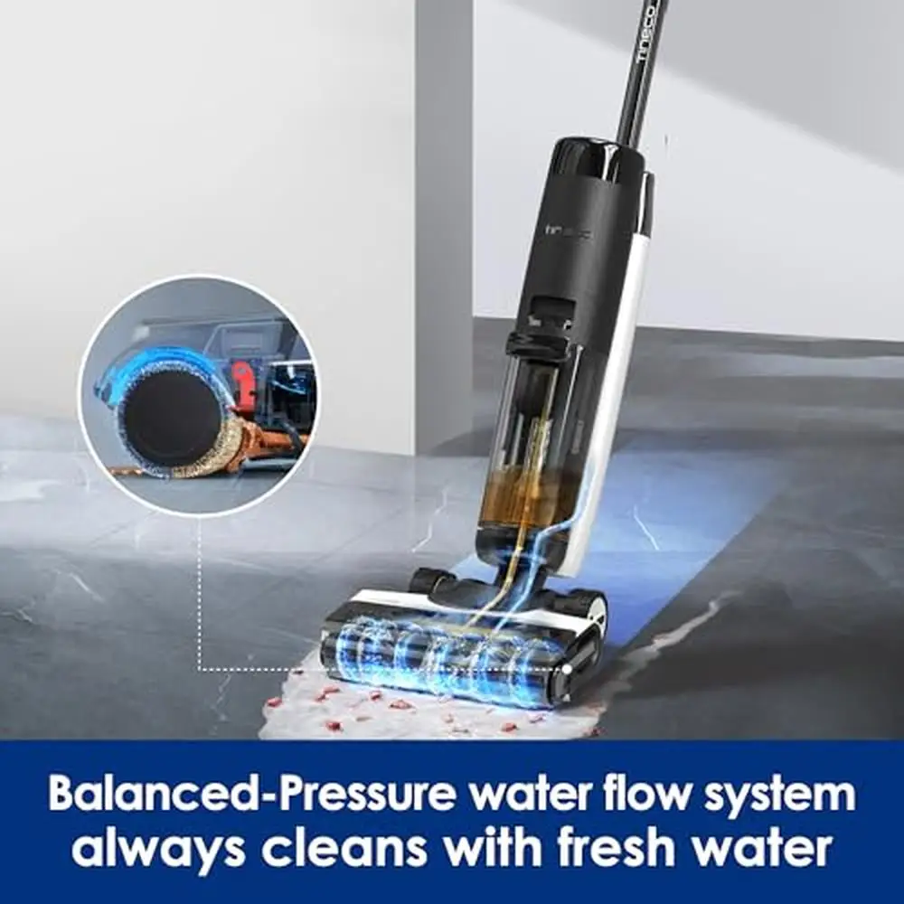 S7 FlashDry Smart Cordless Wet Dry Vacuum Cleaner Long Runtime Great Sticky Messes Self-cleaning Fast Water Recycling Dual-Sided